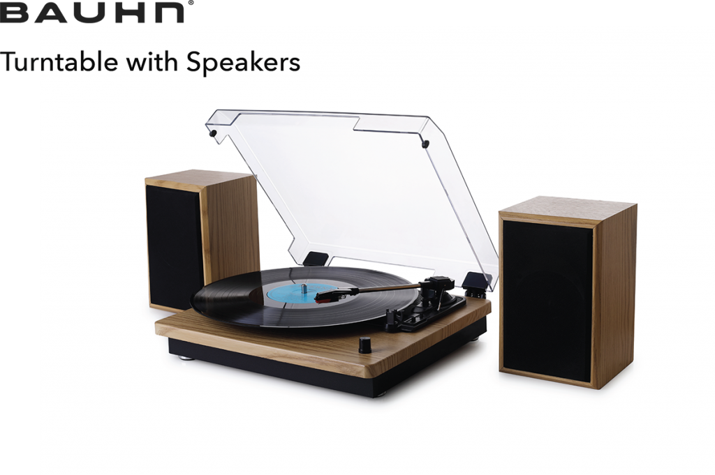 Turntable with Speakers Bauhn