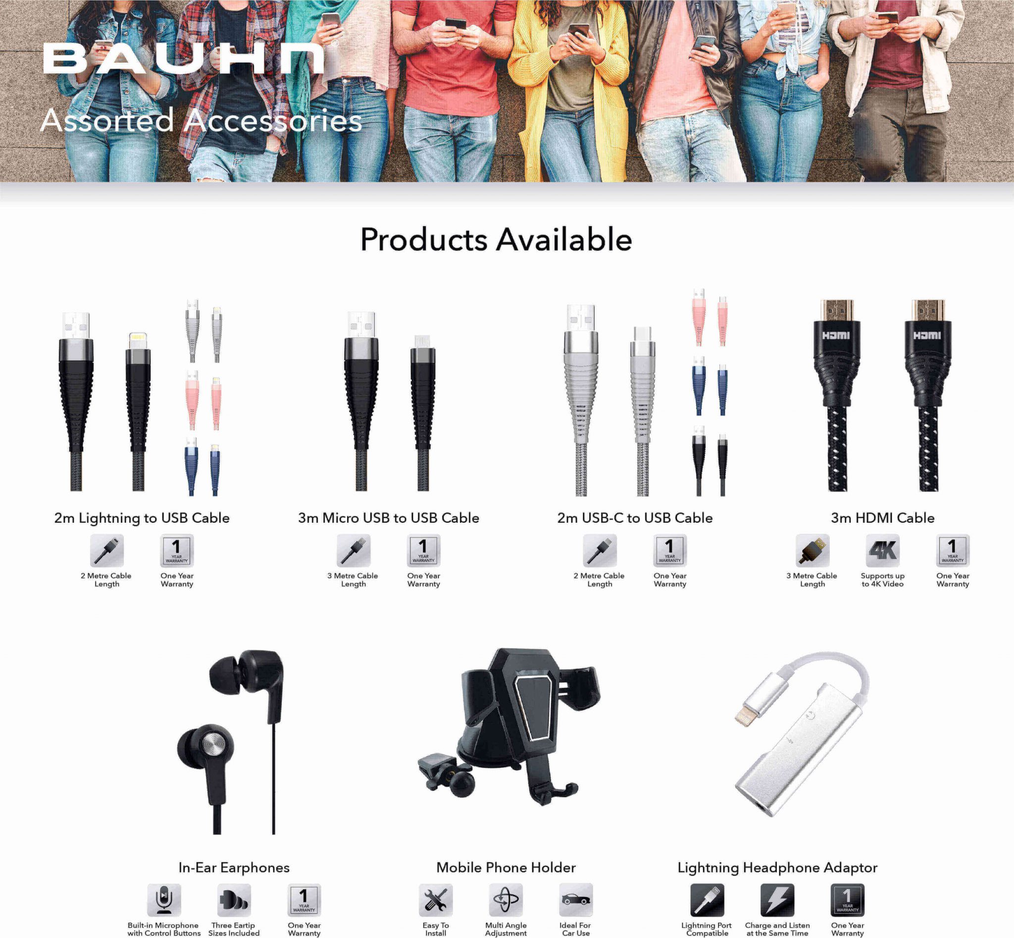 Assorted Accessories Bauhn