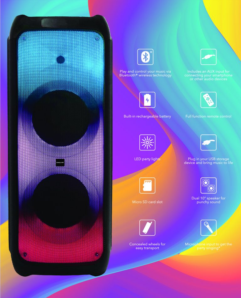 Portable Party Speaker Bauhn